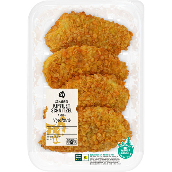 Scharrel krokant kipfiletschnitzel