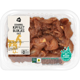 Saté-Hähnchenfiletwürfel aus Freilandhaltung