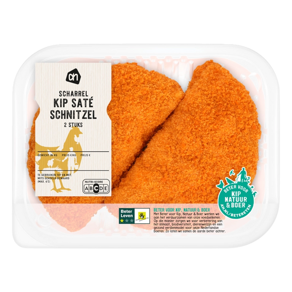 Scharrel kipsateschnitzel 2 stuks