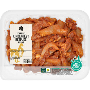 Hähnchenschenkelfiletstreifen-Kebab aus Freilandhaltung