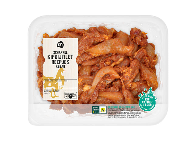 Hähnchenschenkelfiletstreifen-Kebab aus Freilandhaltung