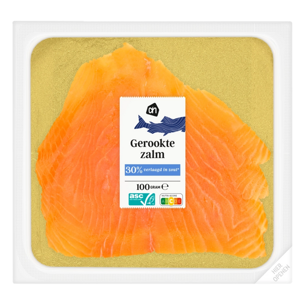 Geräucherter Lachs 30 % weniger Salz