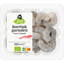 Biologische Pfannengerührte Garnelen