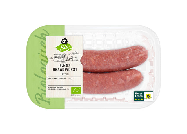 Biologisch Runderbraadworst