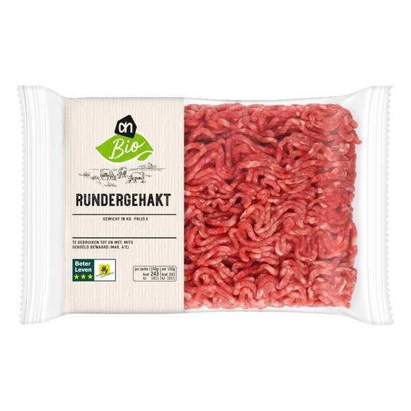 Biologisches Rinderhackfleisch