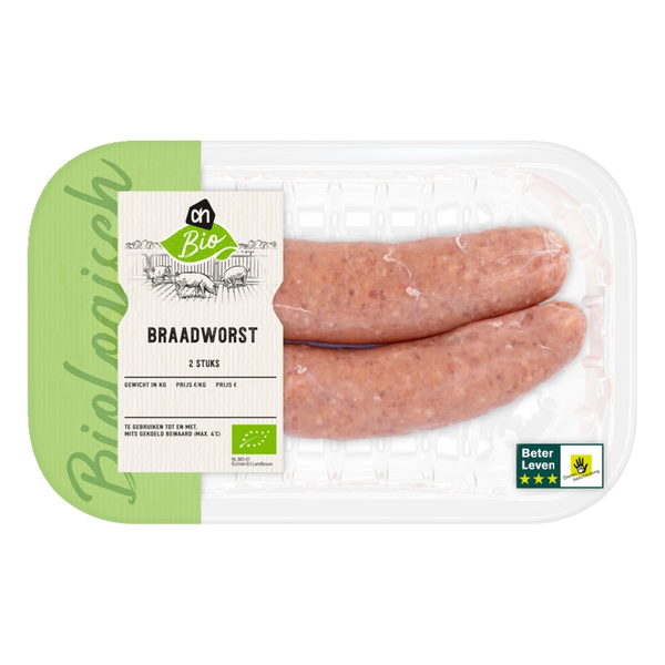 Biologisch Varkensbraadworst