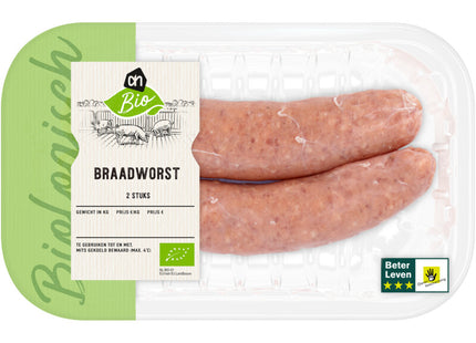 Biologisch Varkensbraadworst