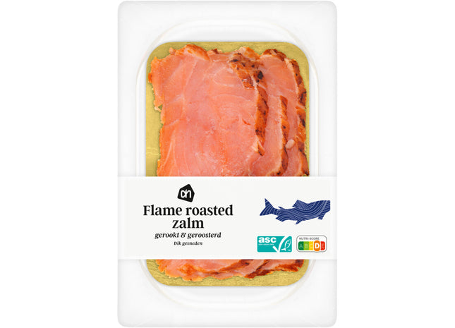 Flame roasted zalm
