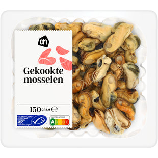 Gekookte mosselen