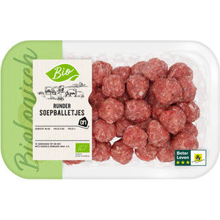 Bio-Rindfleischsuppenbällchen