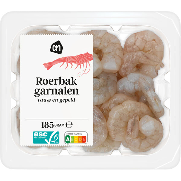Roerbakgarnalen naturel