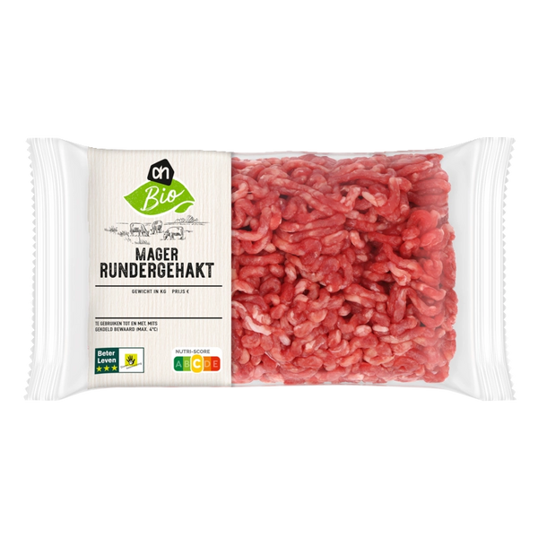 Biologisch mageres Rindergehacktes