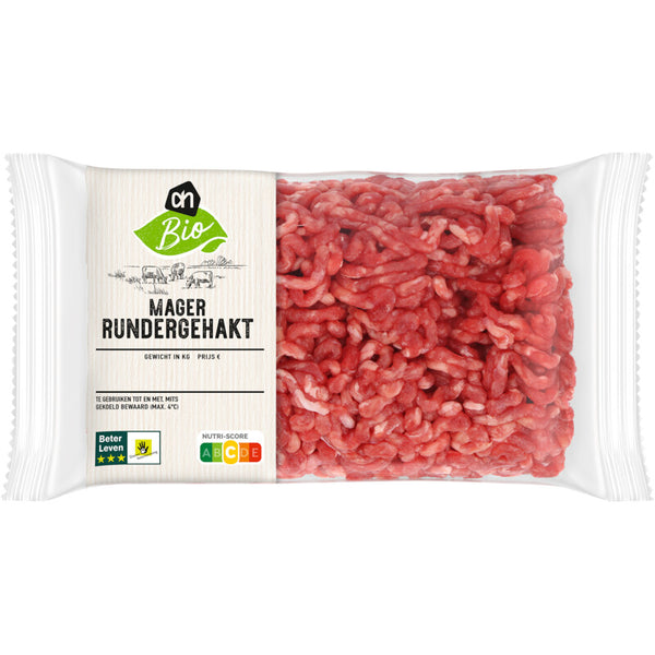 Biologisch mageres Rindergehacktes