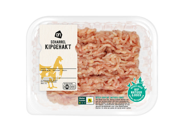 Scharrel kipgehakt