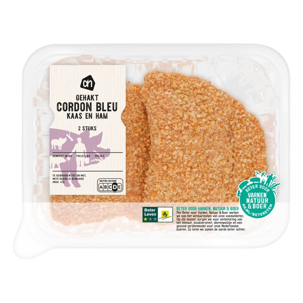 Hackfleisch Cordon Bleu mit Käse und Schinken