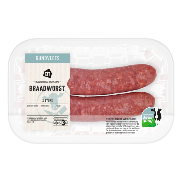 Beef sausage