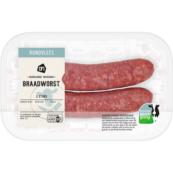 Beef sausage