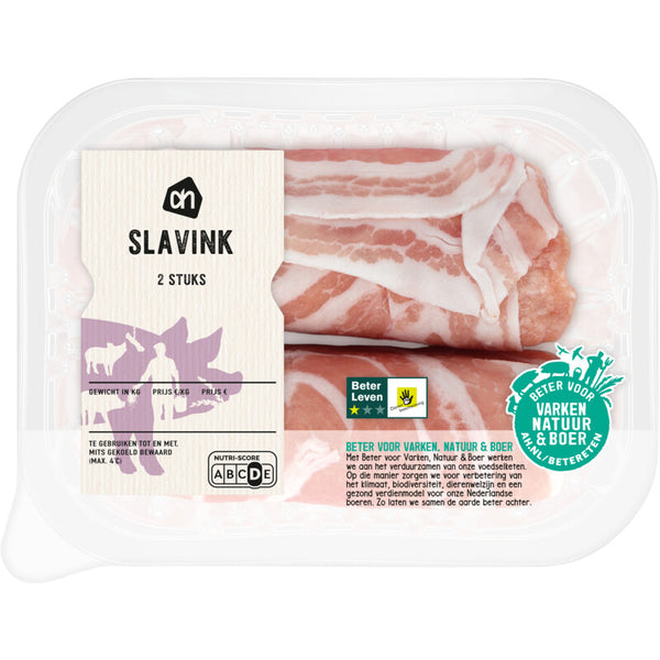 Bacon-wrapped minced meat roll