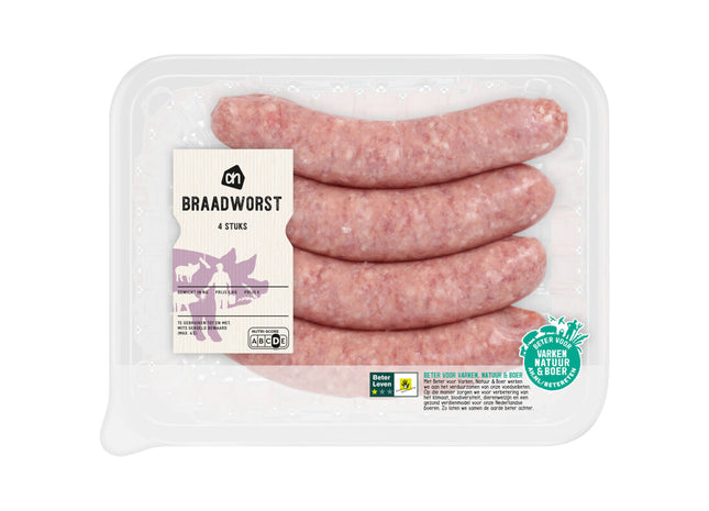 Braadworst 4 stuks