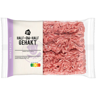 Half-om-half gehakt