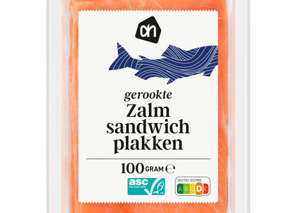 Sandwich zalmplakken