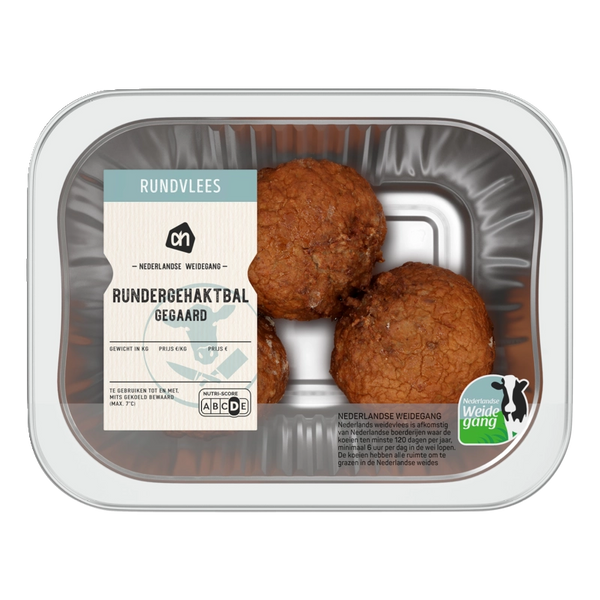 Rundergehacktes Fleischklößchen