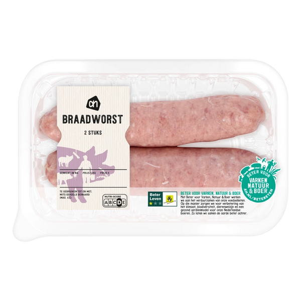 Braadworst 2 stuks