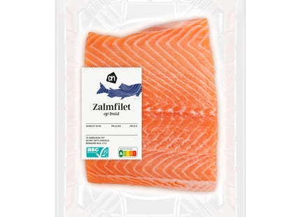 Zalm op huid