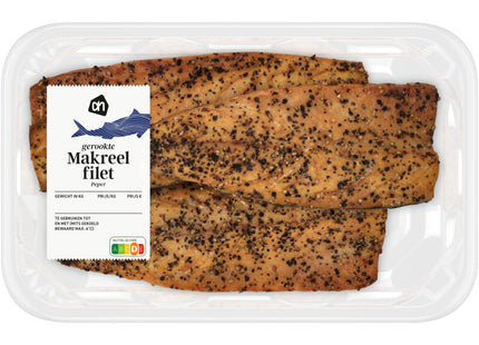 Gerookte makreel filet peper
