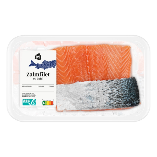 Lachsfilet mit Haut