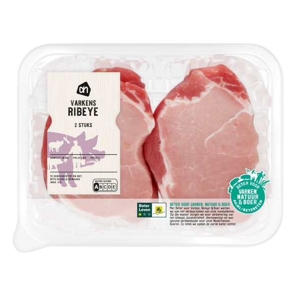Pork ribeye natural