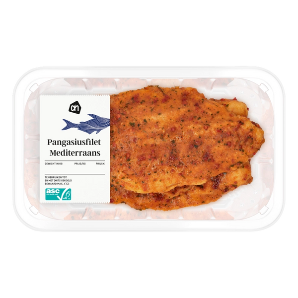 Pangasius Mediterraans koekenpan
