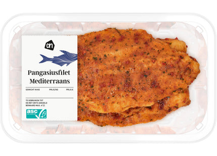 Pangasius Mediterraans koekenpan
