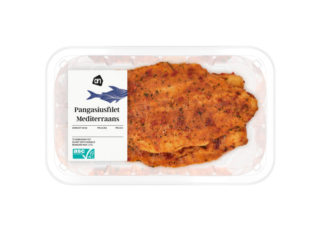 Pangasius Mediterraans koekenpan