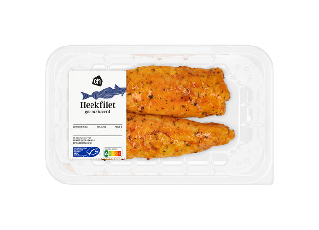 Heekfilet gemarineerd