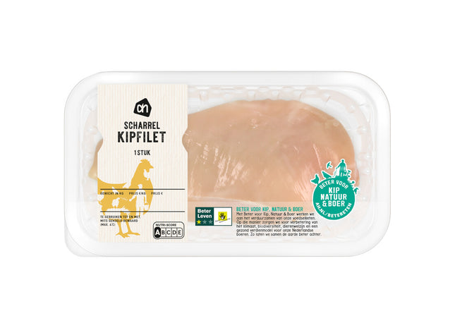 Scharrel kipfilet 1 stuk