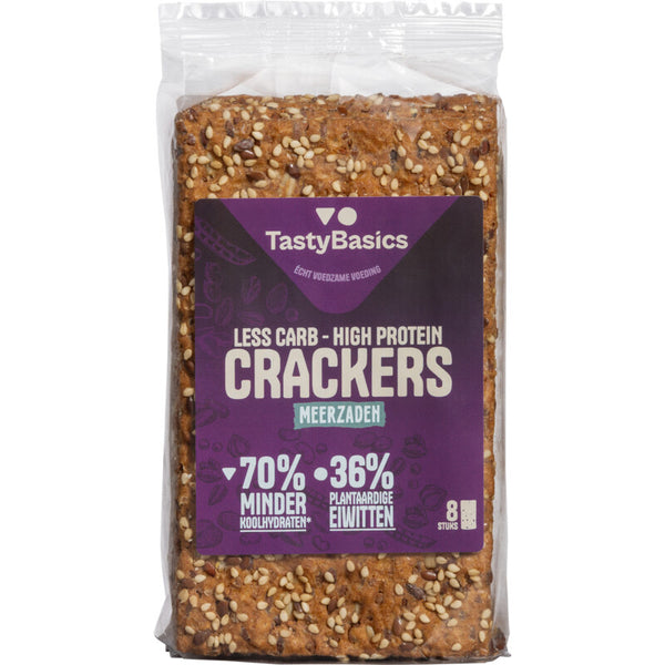 TastyBasics Vezelrijke crackers meerzaden  Dutchshopper