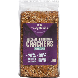 TastyBasics Vezelrijke crackers meerzaden  Dutchshopper
