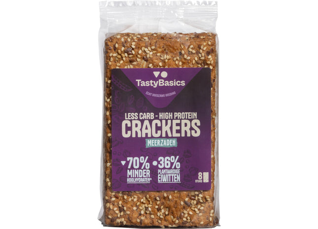 TastyBasics Vezelrijke crackers meerzaden  Dutchshopper