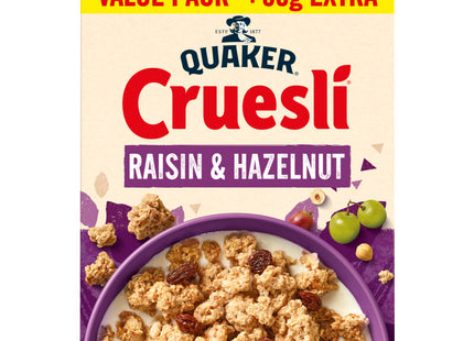 Quaker Cruesli raisin & hazelnut value pack