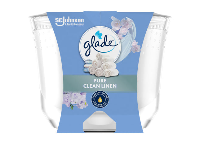Glade Geurglas clean linnen raapzaadwas