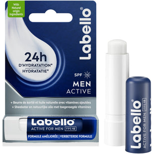 Aktiver Lippenbalsam von Labello Men