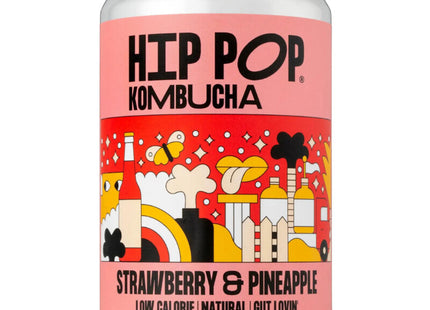 Hip Pop Kombucha strawberry & pineapple