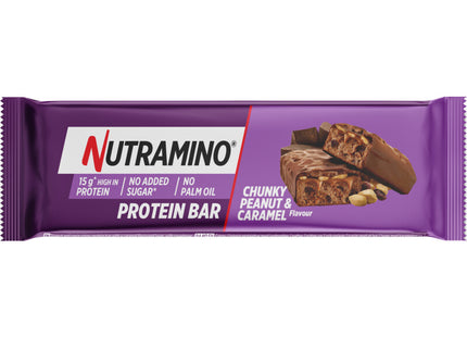 Nutramino Protein bar chunky peanut & caramel