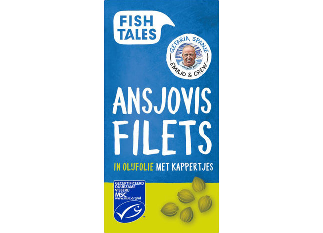 Fish Tales Ansjovisfilets met kappertjes