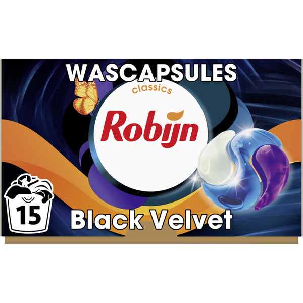 Robijn 3-in-1 Wascapsules black velvet