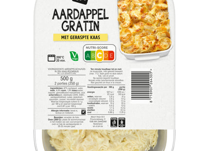 Aardappelgratin naturel