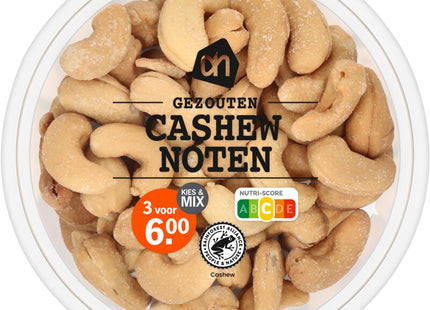 Gezouten cashewnoten