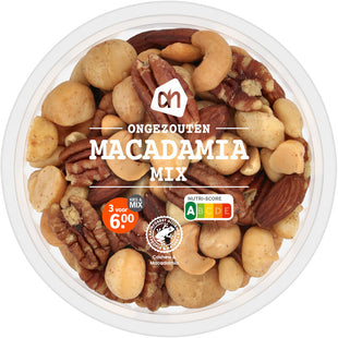 Ongezouten macadamiamix