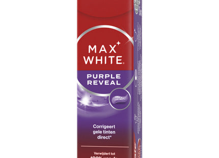 Colgate Max white purple reveal